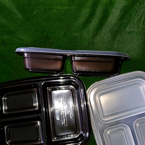 Food Prep Containers with Lids Set of 5 - Picture 3 of 4